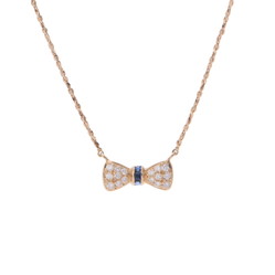 ニナリッチ リボンモチーフネックレス ゴールド K18イエローゴールド YG レディース ジュエリー 【中古】【jewelry】