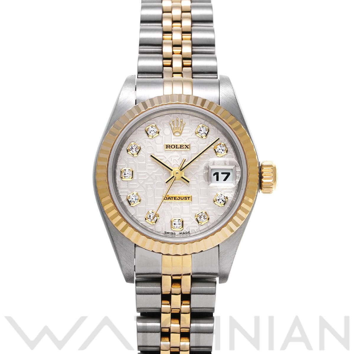 ロレックス デイトジャスト 79173G シルバーコンピュータ/ダイヤモンド レディース 時計 【中古】【wristwatch】