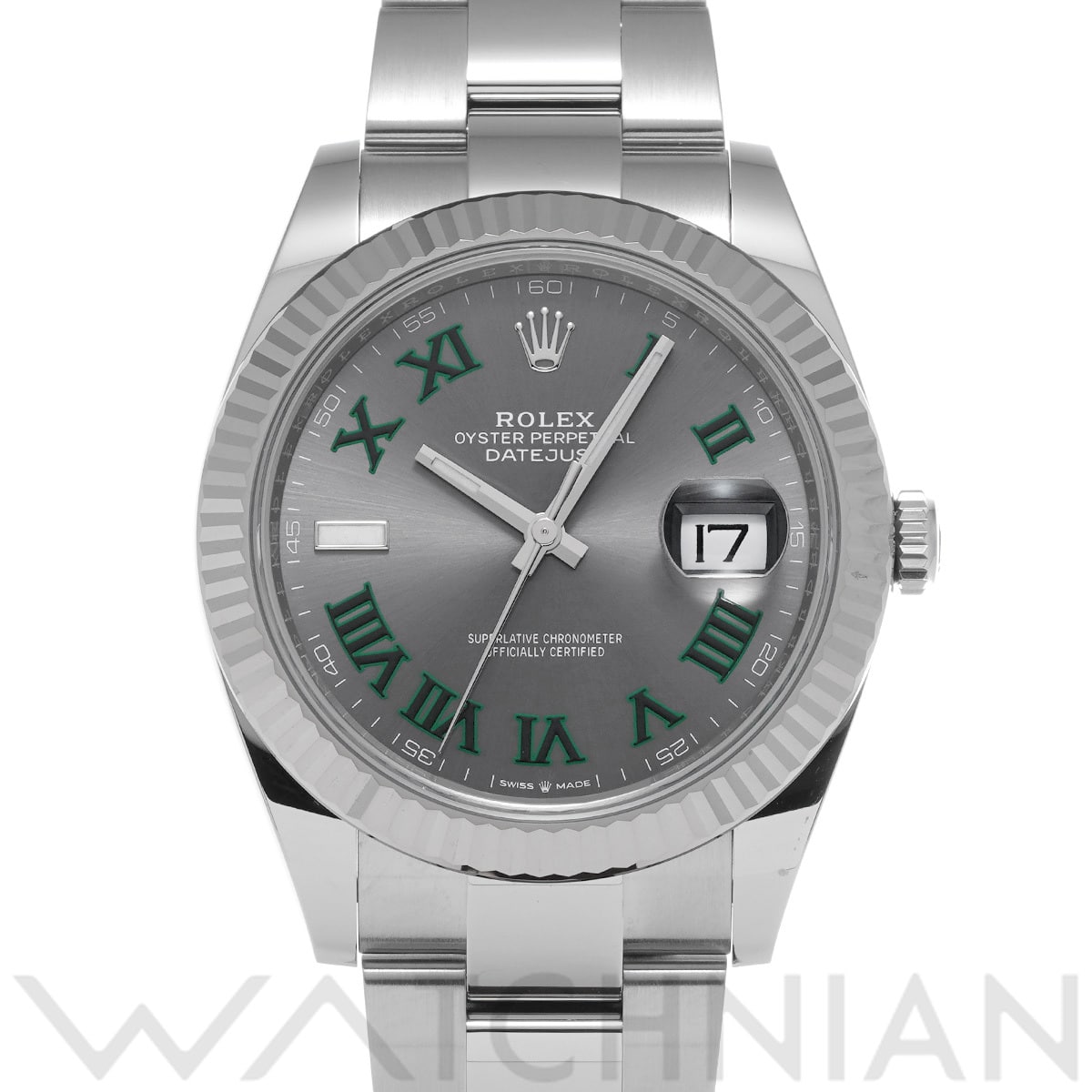 ロレックス デイトジャスト 41 126334 スレート メンズ 時計 【中古】【wristwatch】