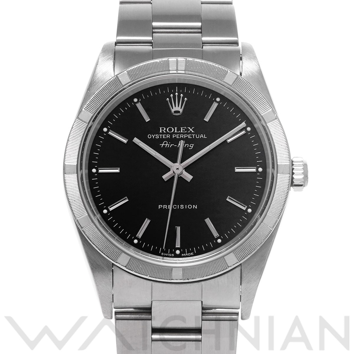 ロレックス エアキング 14010M ブラック メンズ 時計 【中古】【wristwatch】