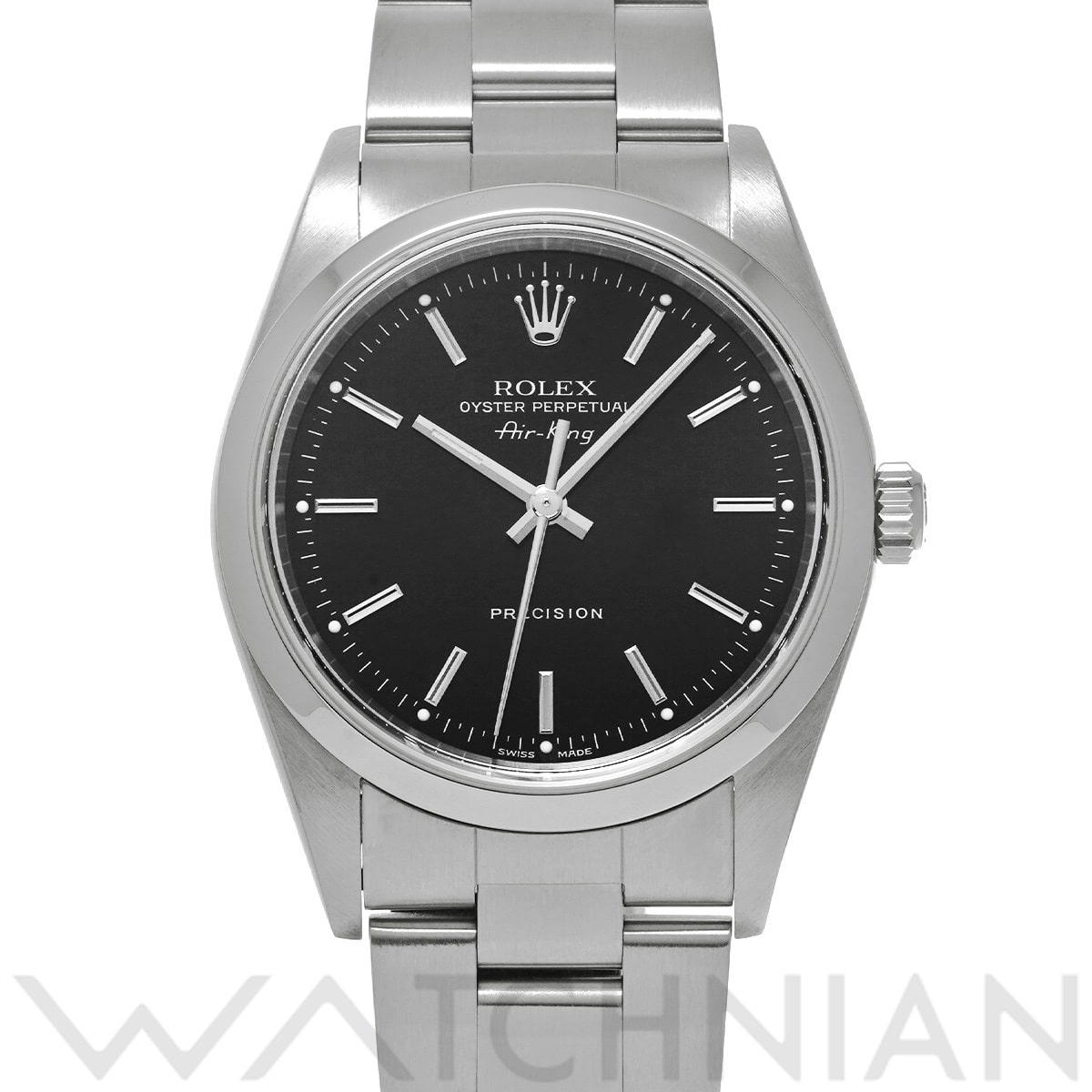 ロレックス エアキング 14000M ブラック メンズ 時計 【中古】【wristwatch】