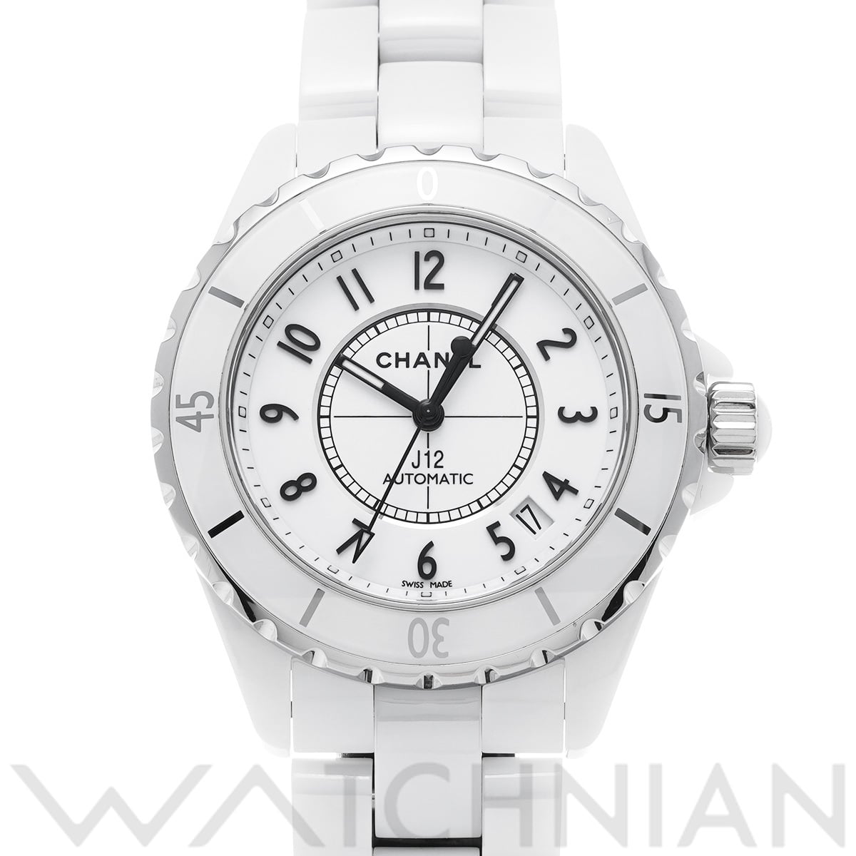シャネル J12 38MM H0970 ホワイト メンズ 時計 【中古】【wristwatch】