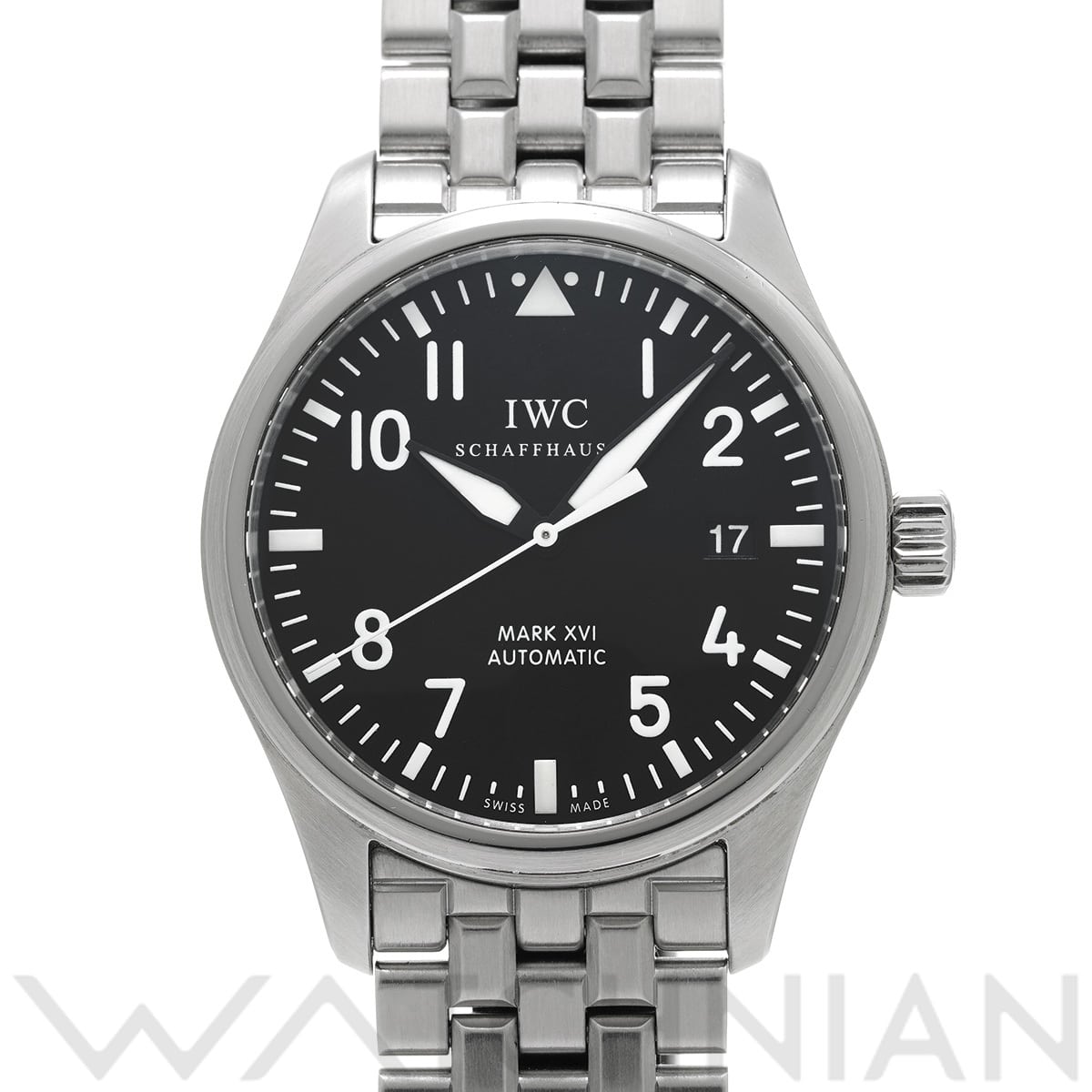 IWC パイロットウォッチ マーク XVI IW325504 ブラック メンズ 時計 【中古】【wristwatch】