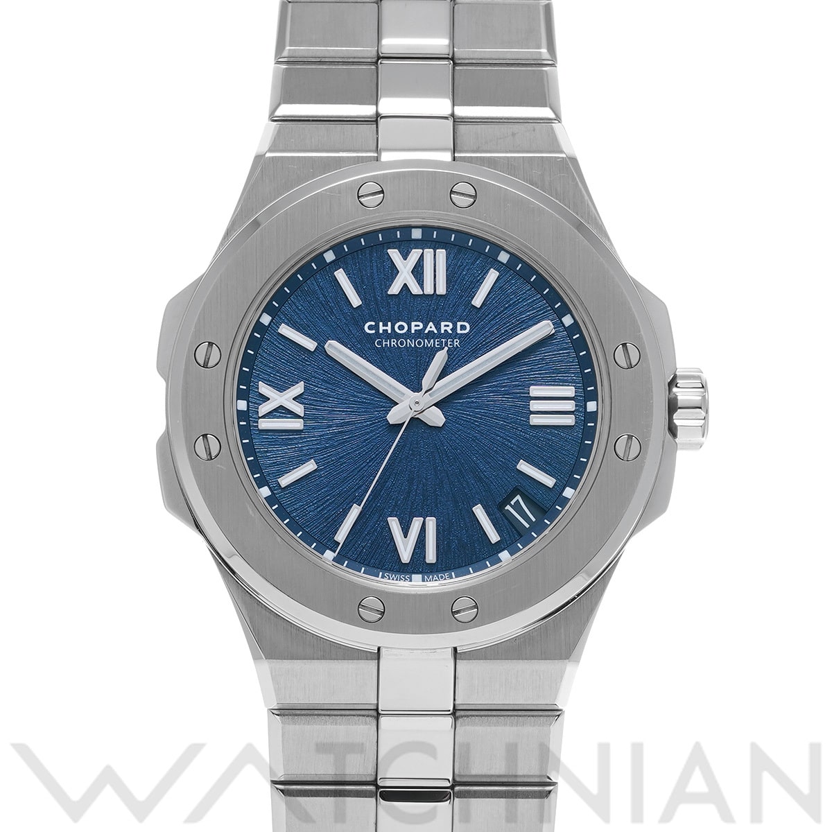 ショパール アルパイン イーグル ラージ 298600-3001 ブルー メンズ 時計 【中古】【wristwatch】