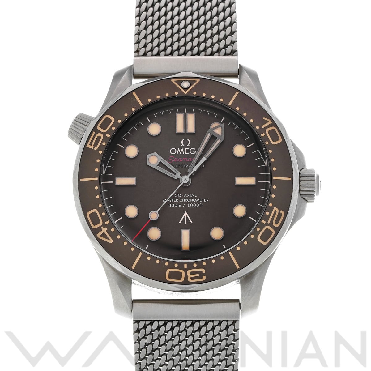 オメガ シーマスター ダイバー300 コーアクシャル マスタークロノメーター 007 210.90.42.20.01.001 ブラウン メンズ 時計 【中古】【wristwatch】