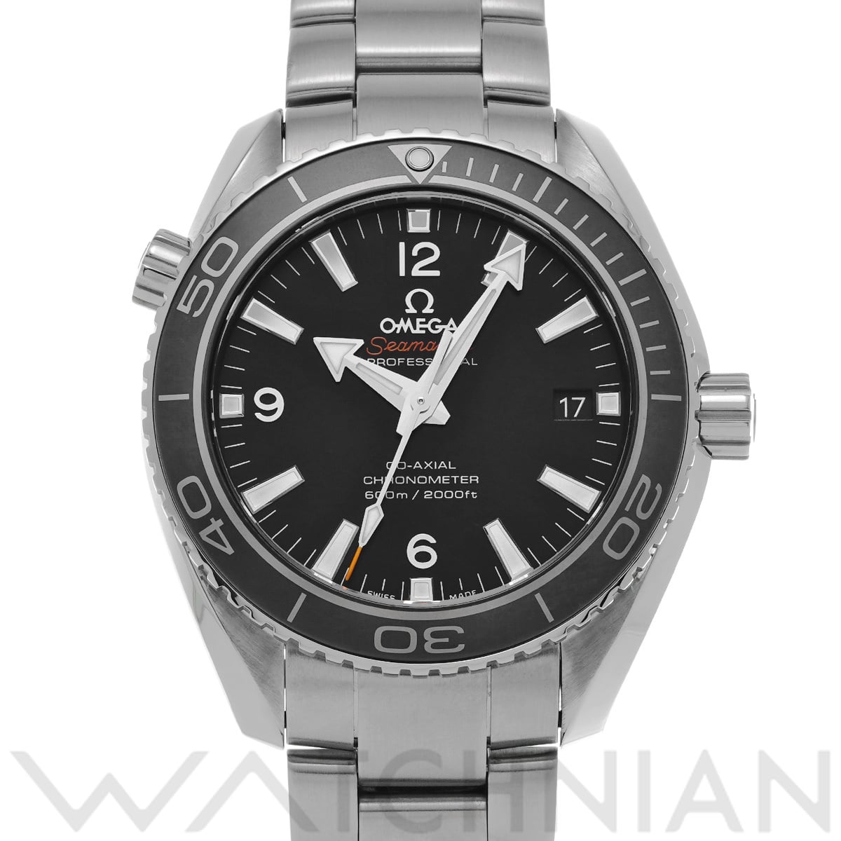 オメガ シーマスター プラネットオーシャン 600 コーアクシャル 232.30.42.21.01.001 ブラック メンズ 時計 【中古】【wristwatch】