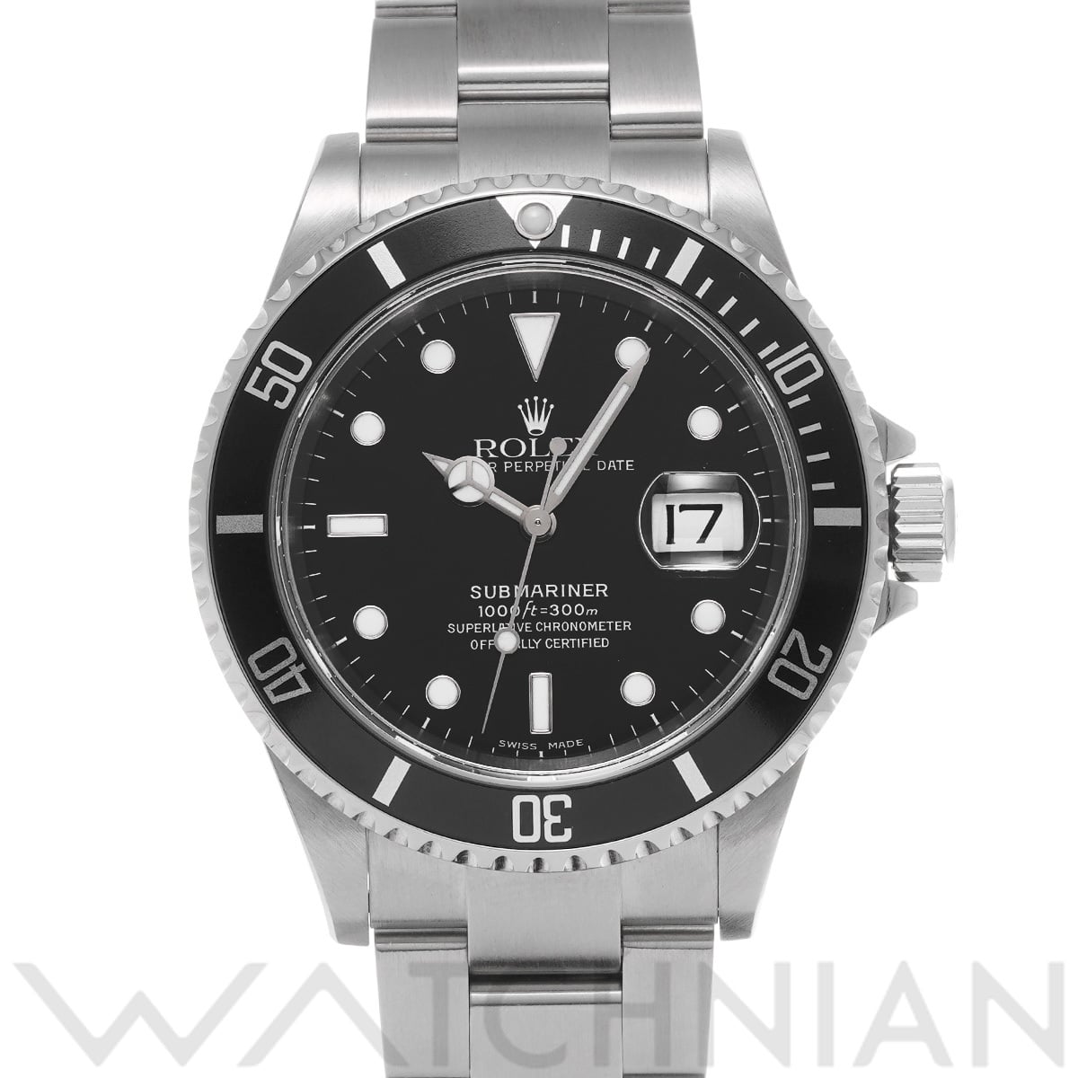 ロレックス サブマリーナ デイト 16610 ブラック メンズ 時計 【中古】【wristwatch】