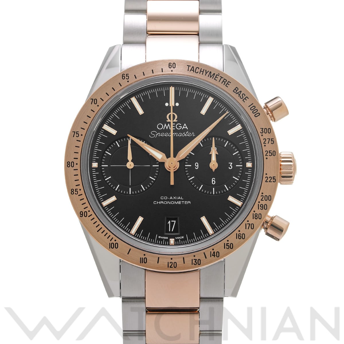 オメガ スピードマスター '57 コーアクシャル 331.20.42.51.01.002 ブラック メンズ 時計 【中古】【wristwatch】