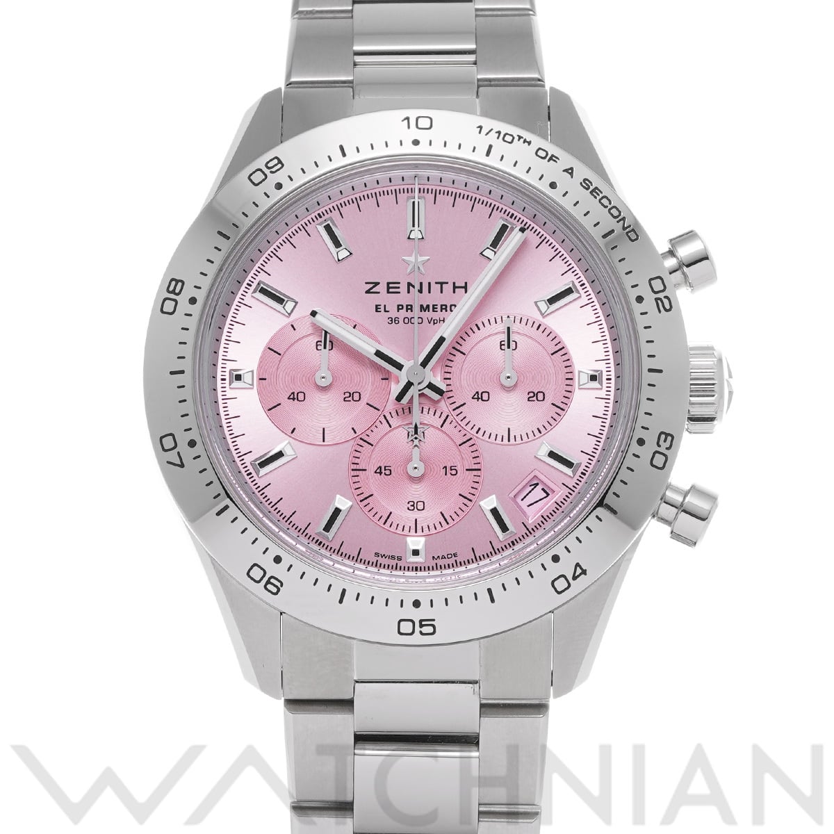 ゼニス クロノマスター スポーツ ピンク 03.3109.3600/18.M3100 ピンク メンズ 時計 【中古】【wristwatch】