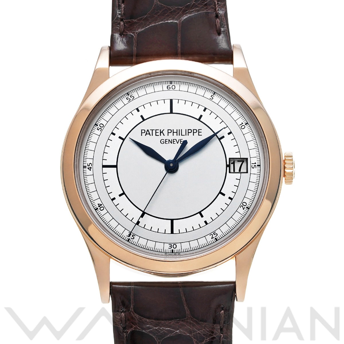 パテック フィリップ カラトラバ 5296R-001 シルバー メンズ 時計 【中古】【wristwatch】