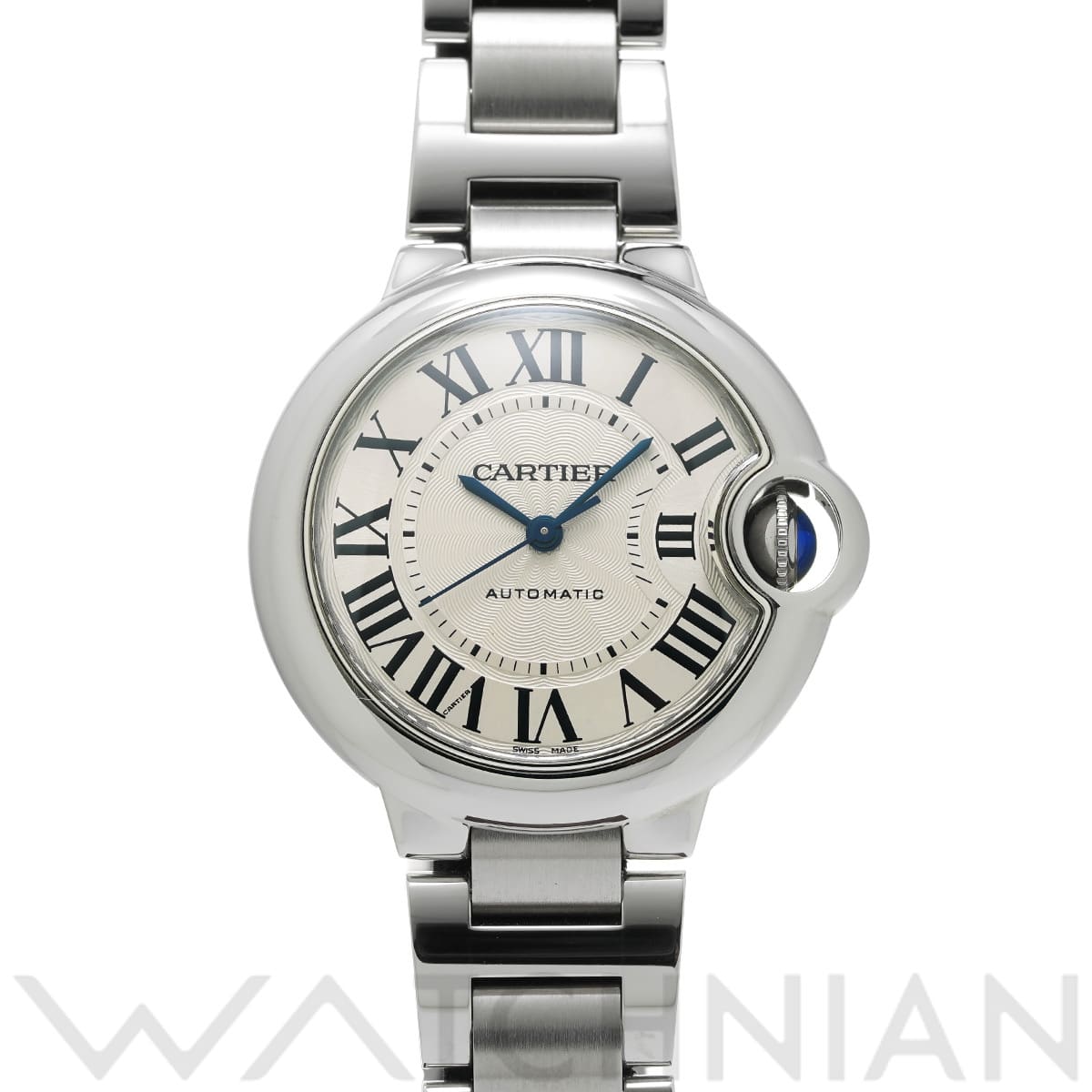 カルティエ バロンブルー ドゥ カルティエ 33mm W6920071 シルバー ユニセックス 時計 【中古】【wristwatch】