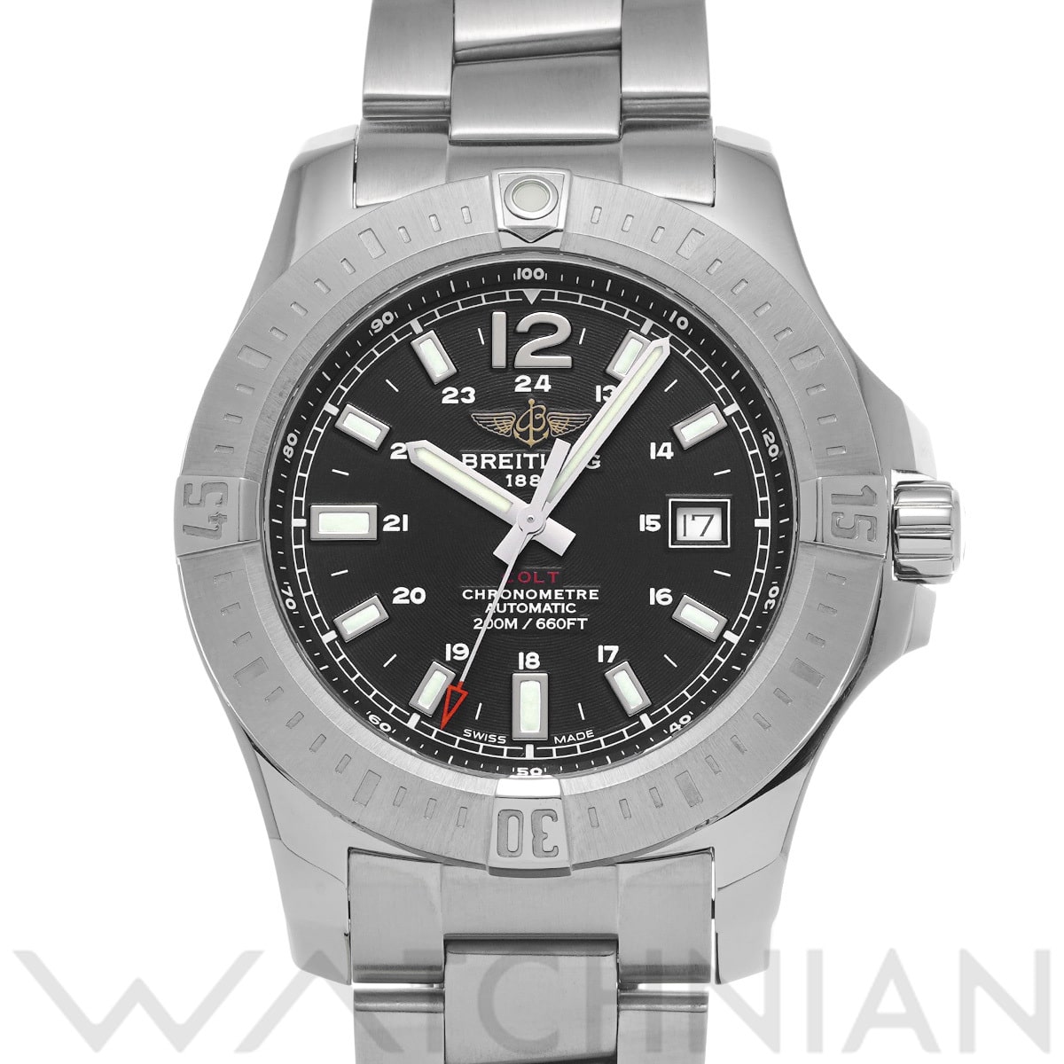 ブライトリング コルト オートマチック A1738811/BD44 ブラック メンズ 時計 【中古】【wristwatch】