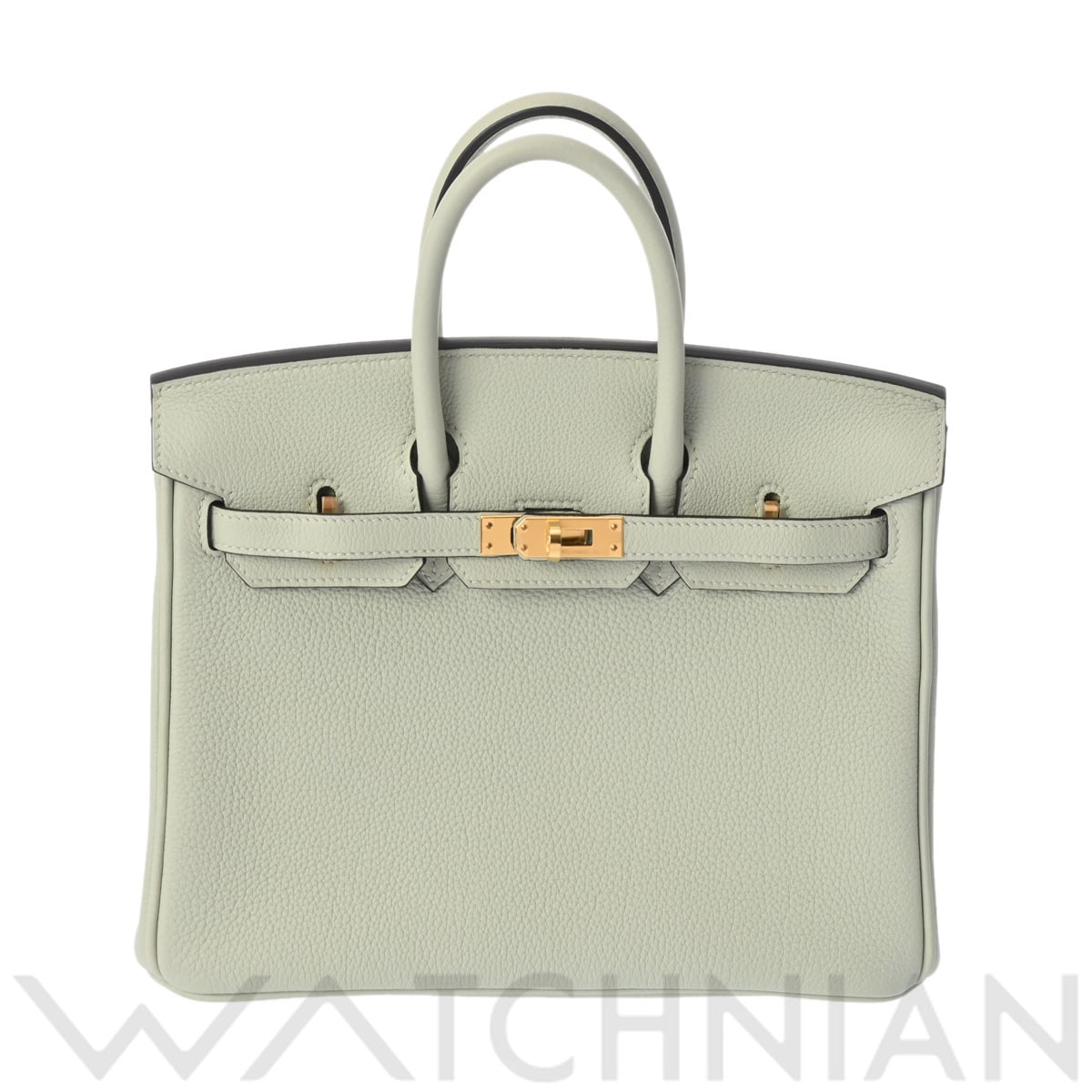 エルメス バーキン 25 グリネヴェ/ゴールド金具 トゴ レディース バッグ 【中古】【bag】