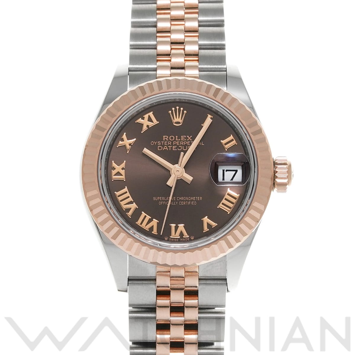 ロレックス レディ デイトジャスト 28 279171 チョコレート レディース 時計 【中古】【wristwatch】