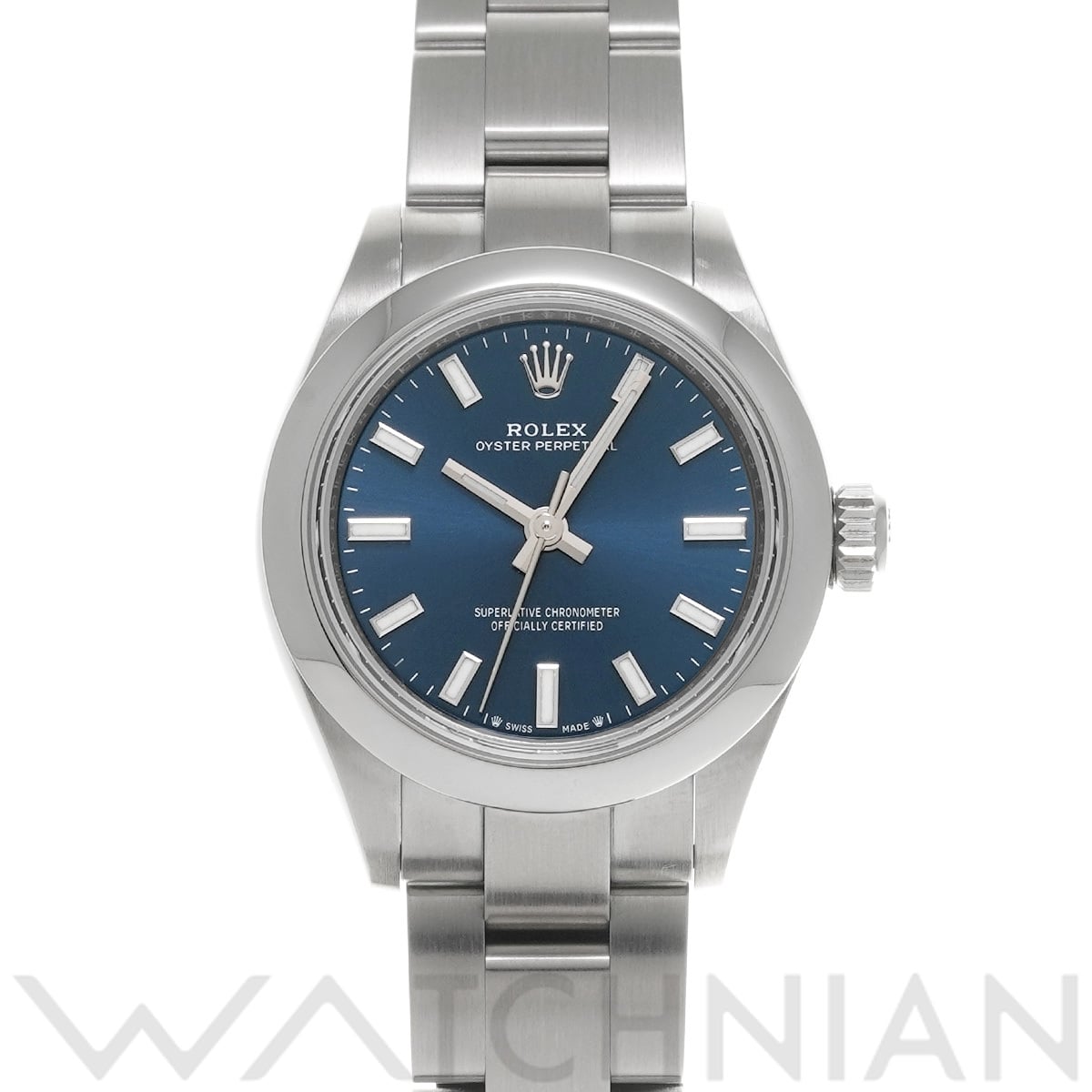 ロレックス オイスターパーペチュアル 28 276200 ブライトブルー レディース 時計 【中古】【wristwatch】