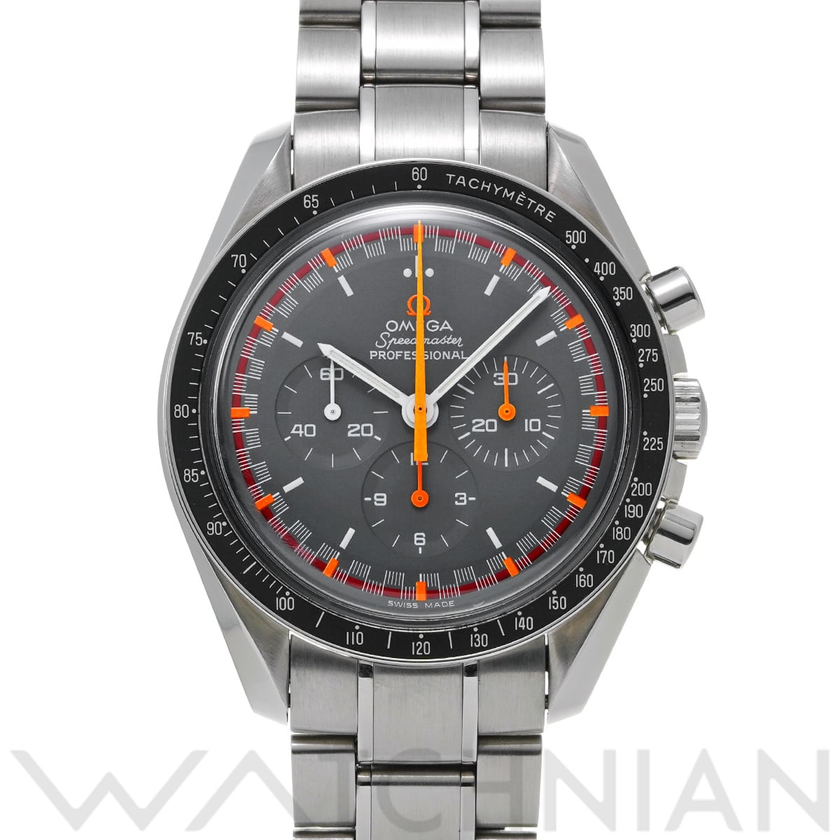 オメガ スピードマスター ムーンウォッチ プロフェッショナル アポロ11号 35周年記念 3570.40 グレー メンズ 時計 【中古】【wristwatch】