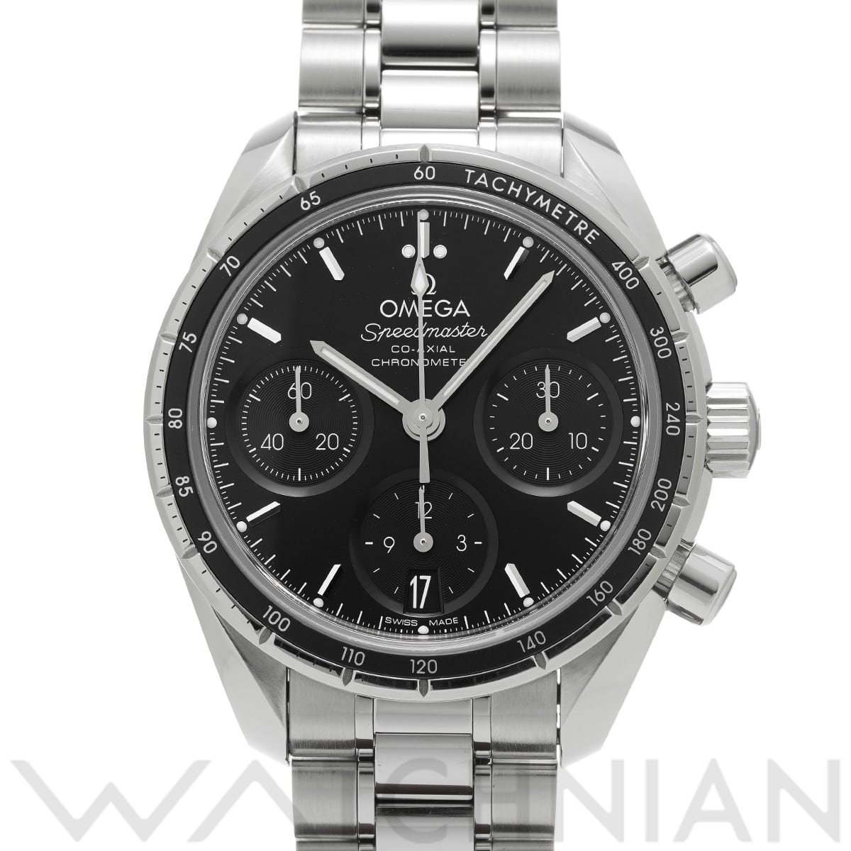 オメガ スピードマスター 38 コーアクシャル 324.30.38.50.01.001 ブラック メンズ 時計 【中古】【wristwatch】