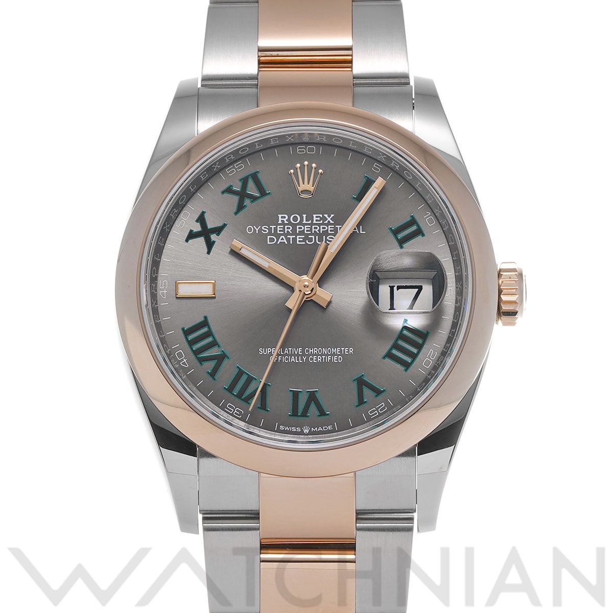 ロレックス デイトジャスト 36 126201 スレート メンズ 時計 【中古】【wristwatch】