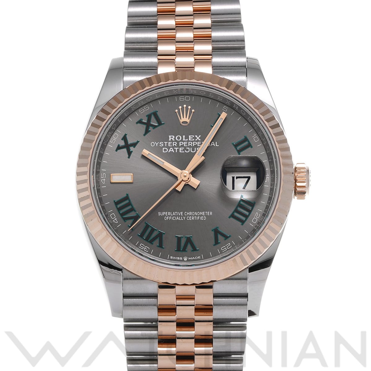 ロレックス デイトジャスト 36 126231 スレート メンズ 時計 【中古】【wristwatch】