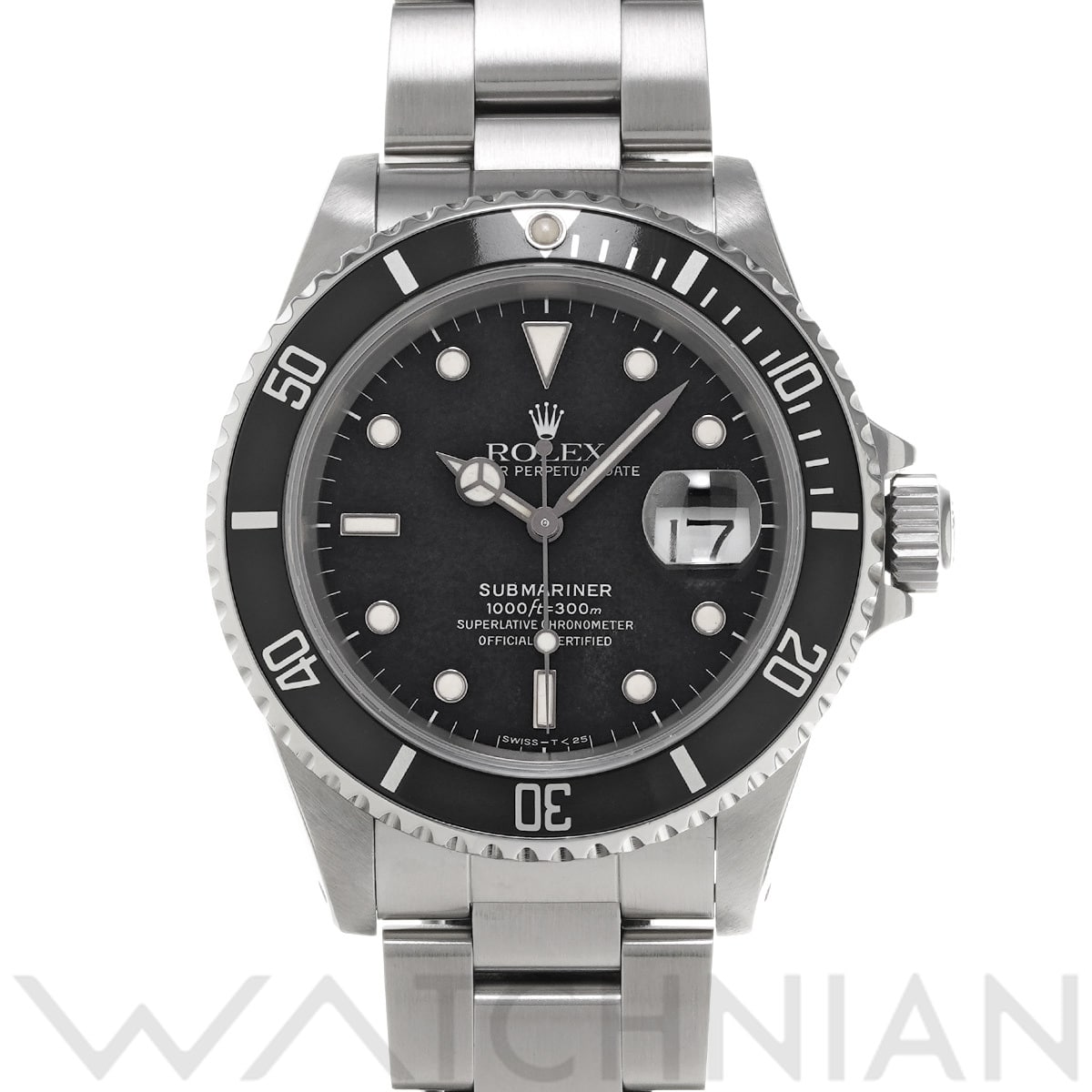 ロレックス サブマリーナ デイト 16610 ブラック メンズ 時計 【中古】【wristwatch】