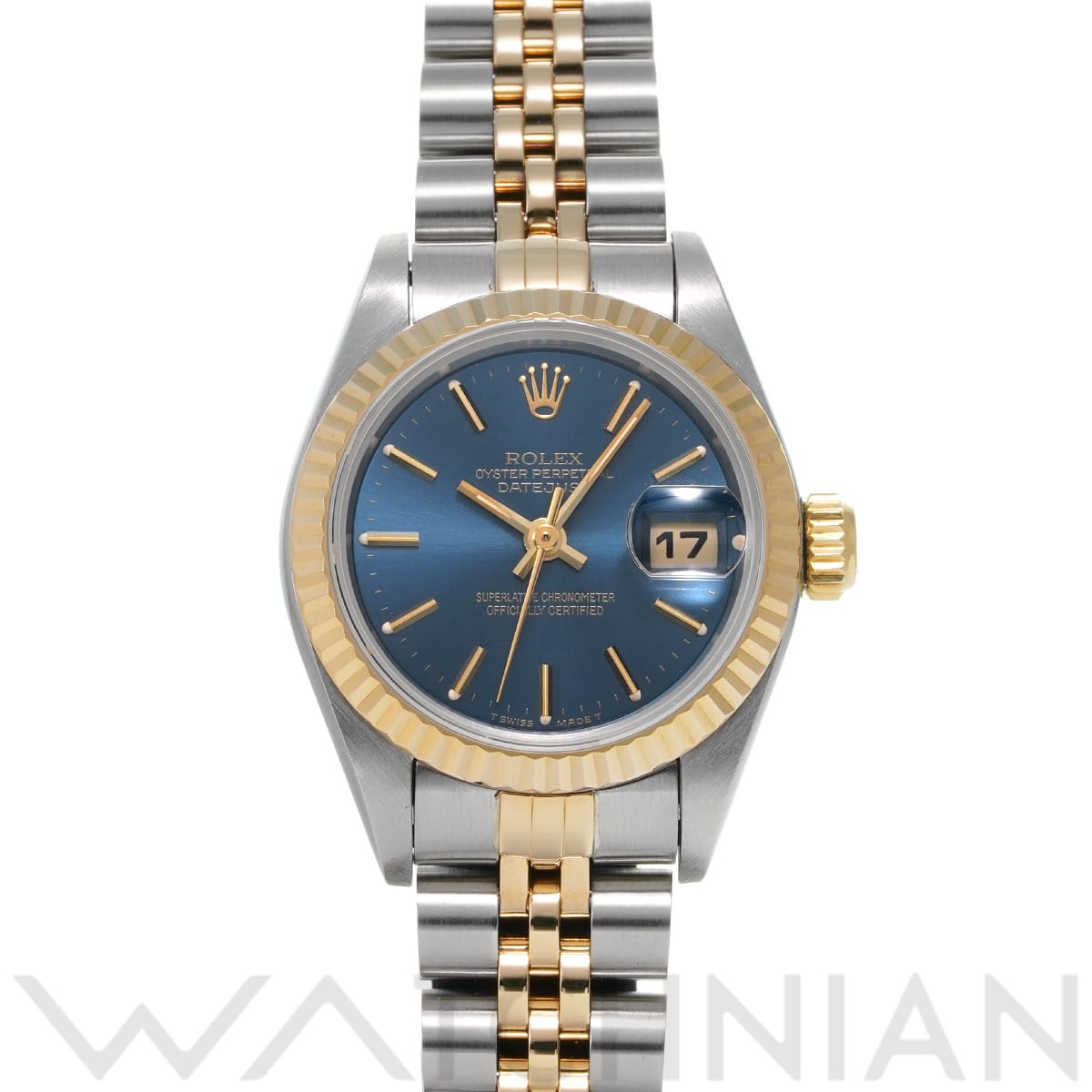 ロレックス デイトジャスト 69173 ブルー レディース 時計 【中古】【wristwatch】