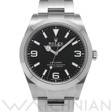 ロレックス エクスプローラー 214270 ブラック メンズ 時計 【中古】【wristwatch】