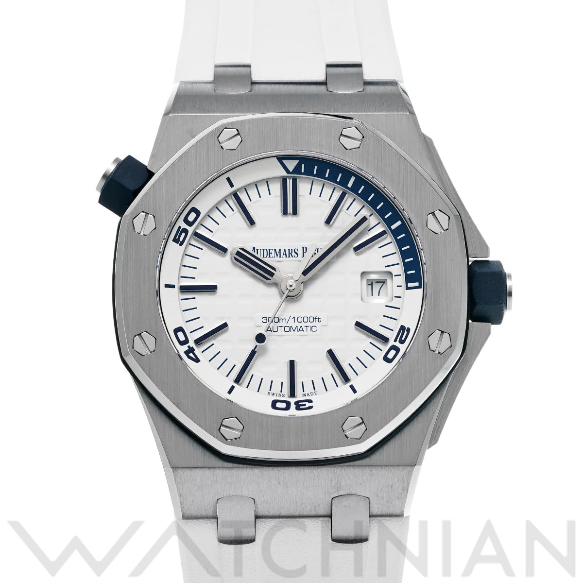 オーデマ ピゲ ロイヤルオーク オフショア ダイバー 15710ST.OO.A010CA.01 ホワイト メンズ 時計 【中古】【wristwatch】