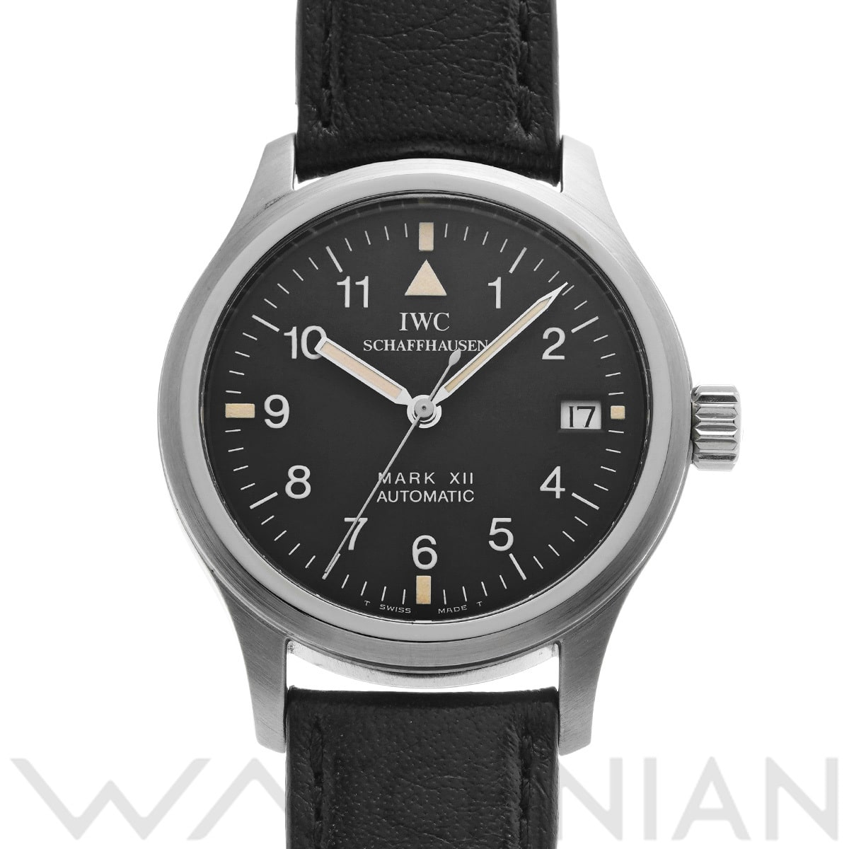 IWC パイロットウォッチ マーク XII IW324101 ブラック メンズ 時計 【中古】【wristwatch】