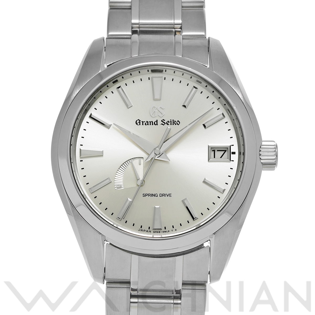 グランドセイコー ヘリテージコレクション スプリングドライブ SBGA201 シルバー メンズ 時計 【中古】【wristwatch】