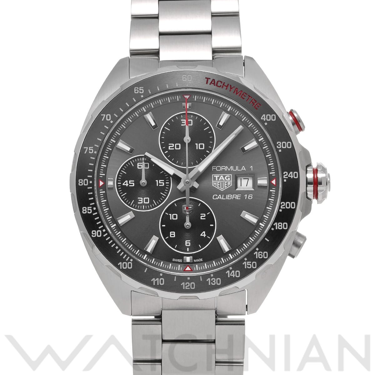 タグ ホイヤー フォーミュラ1 キャリバー16 クロノグラフ CAZ2012.BA0876 グレー/ブラック メンズ 時計 【中古】【wristwatch】