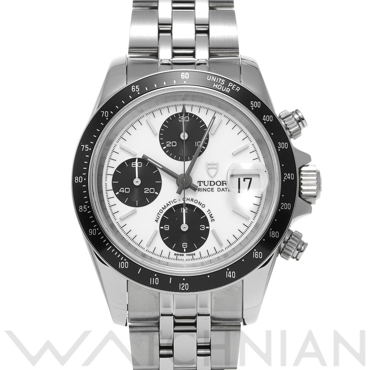 チューダー / チュードル クロノタイム  79260 ホワイト/ブラック メンズ 時計 【中古】【wristwatch】