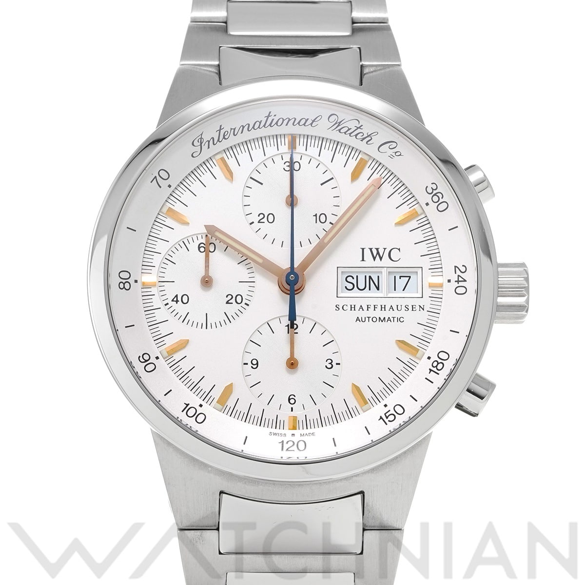IWC GST クロノ IW370713 シルバー メンズ 時計 【中古】【wristwatch】