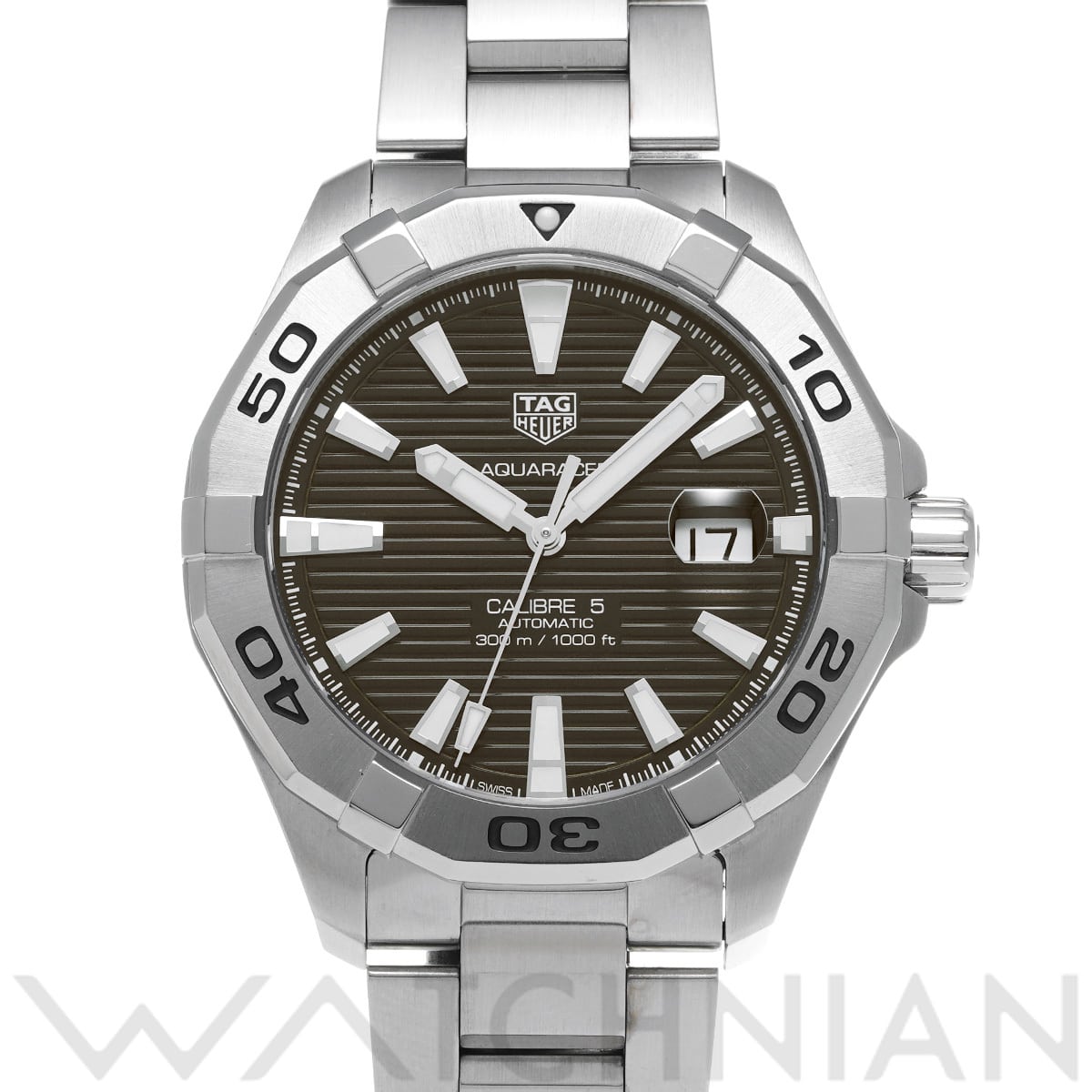 タグ ホイヤー アクアレーサー キャリバー5 WAY2018.BA0927 ブラウン メンズ 時計 【中古】【wristwatch】