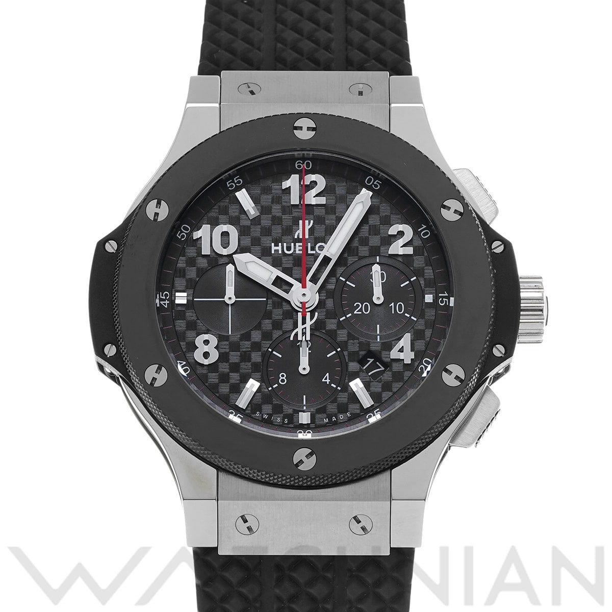 ウブロ ビッグバン スチール セラミック 301.SB.131.RX ブラックカーボン メンズ 時計 【中古】【wristwatch】