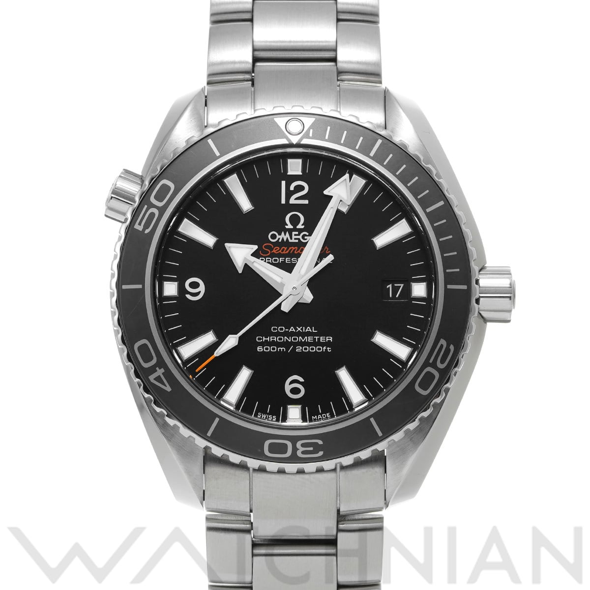 オメガ シーマスター プラネットオーシャン 600 コーアクシャル 232.30.42.21.01.001 ブラック メンズ 時計 【中古】【wristwatch】