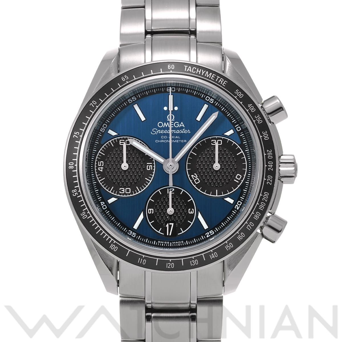 オメガ スピードマスター レーシング コーアクシャル 326.30.40.50.03.001 ブルー/ブラック メンズ 時計 【中古】【wristwatch】