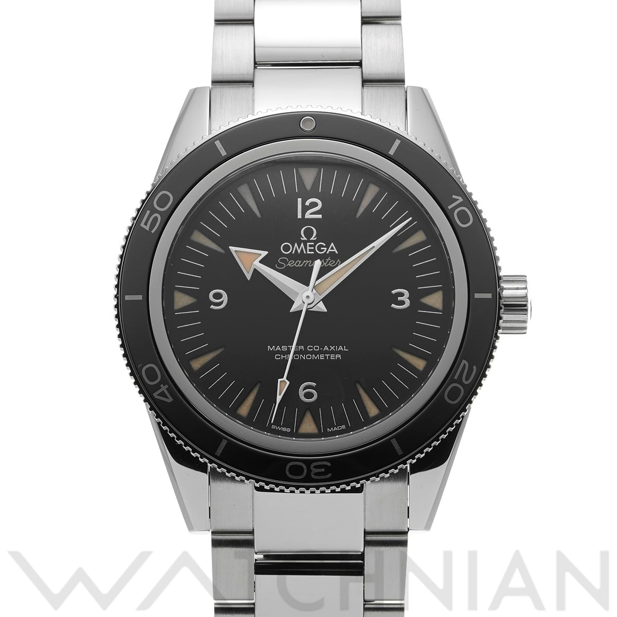 オメガ シーマスター 300 マスターコーアクシャル 233.30.41.21.01.001 ブラック メンズ 時計 【中古】【wristwatch】