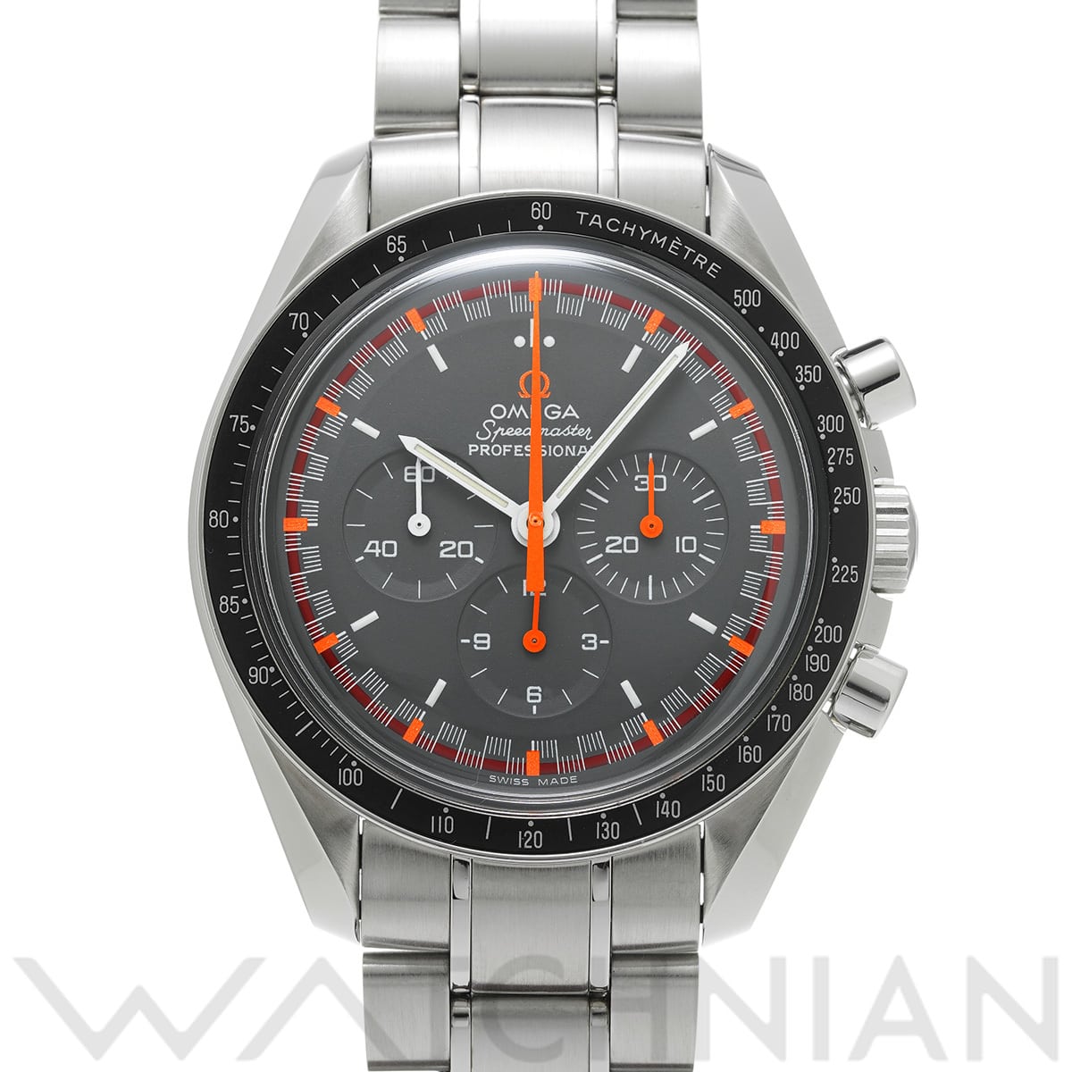 オメガ スピードマスター ムーンウォッチ プロフェッショナル アポロ11号 35周年記念 3570.40 グレー メンズ 時計 【中古】【wristwatch】