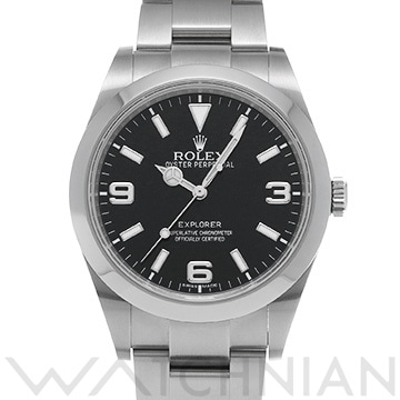 ロレックス エクスプローラー 214270 ブラック メンズ 時計 【中古】【wristwatch】