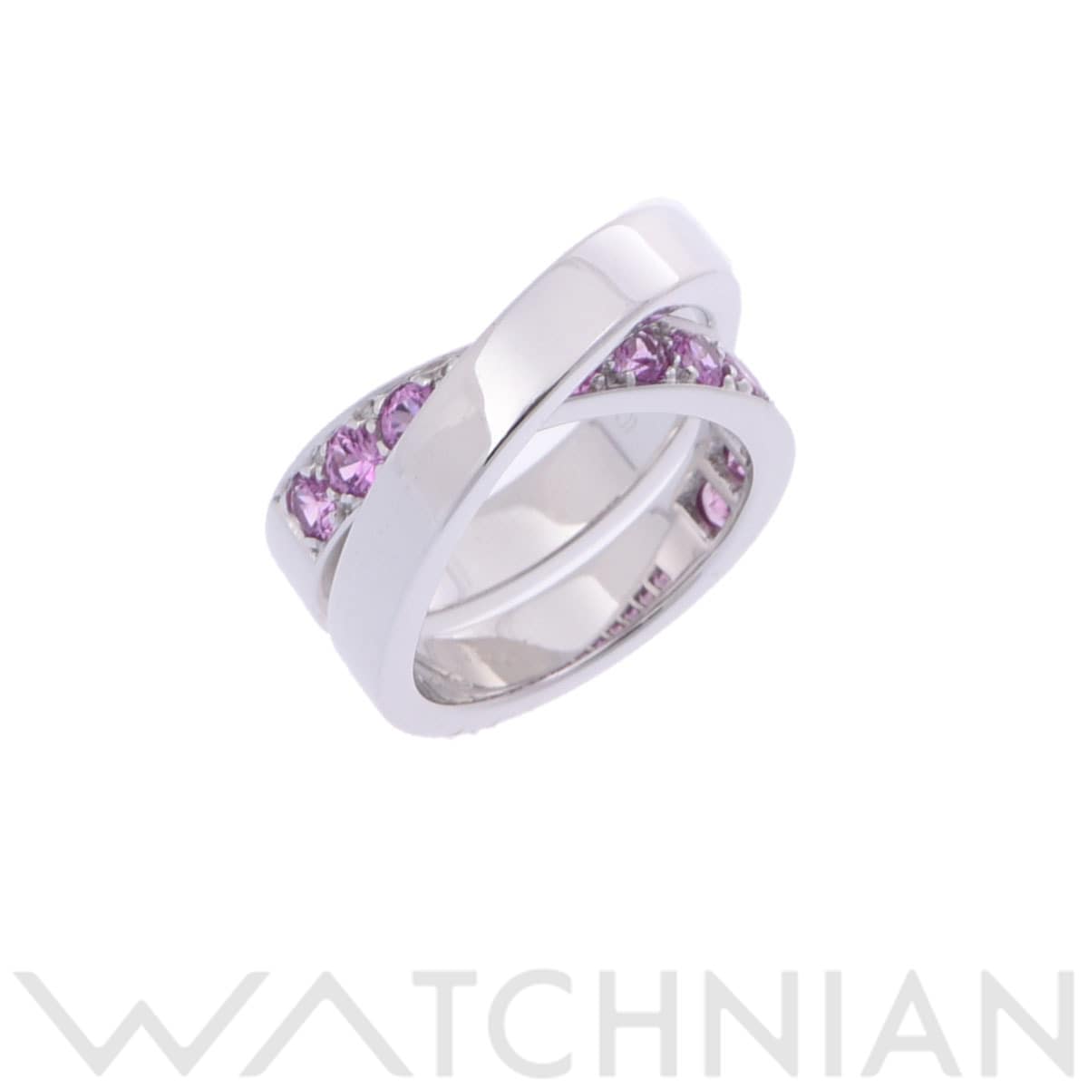カルティエ パリリング #49 シルバー B4043549 K18ホワイトゴールド WG レディース ジュエリー 【中古】【jewelry】