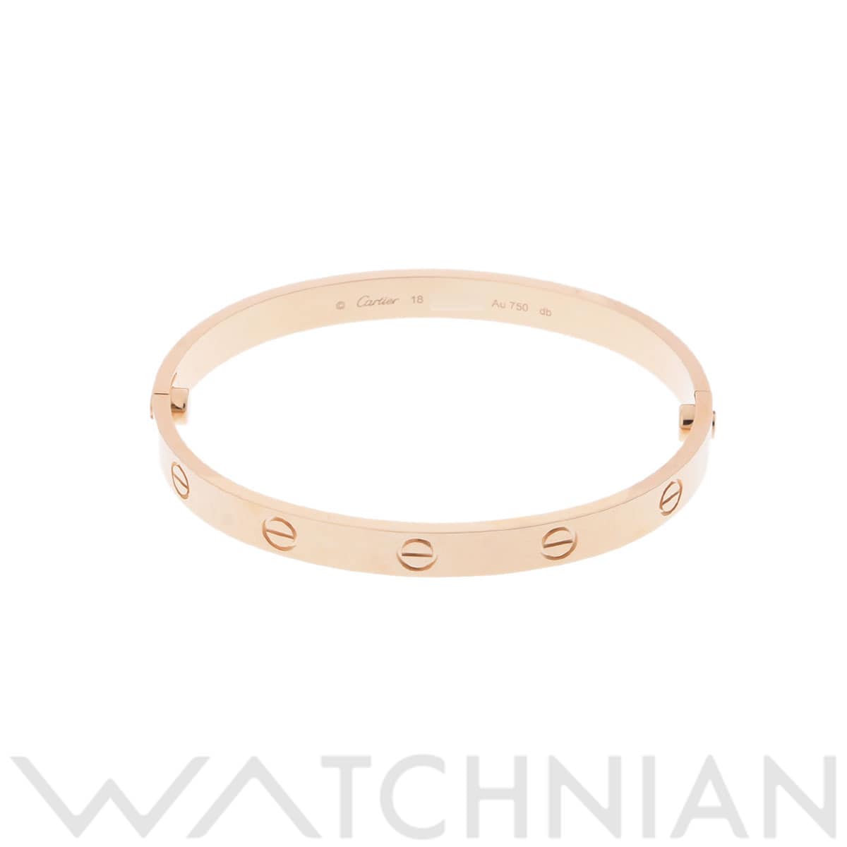 カルティエ ラブブレスレット #18 新型 ゴールド K18イエローゴールド YG レディース ジュエリー 【中古】【jewelry】