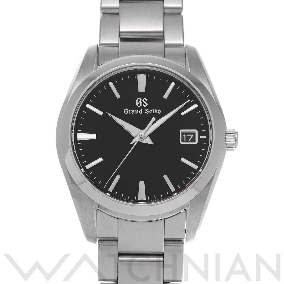 グランドセイコー ヘリテージコレクション クォーツ SBGX261 ブラック メンズ 時計 【中古】【wristwatch】