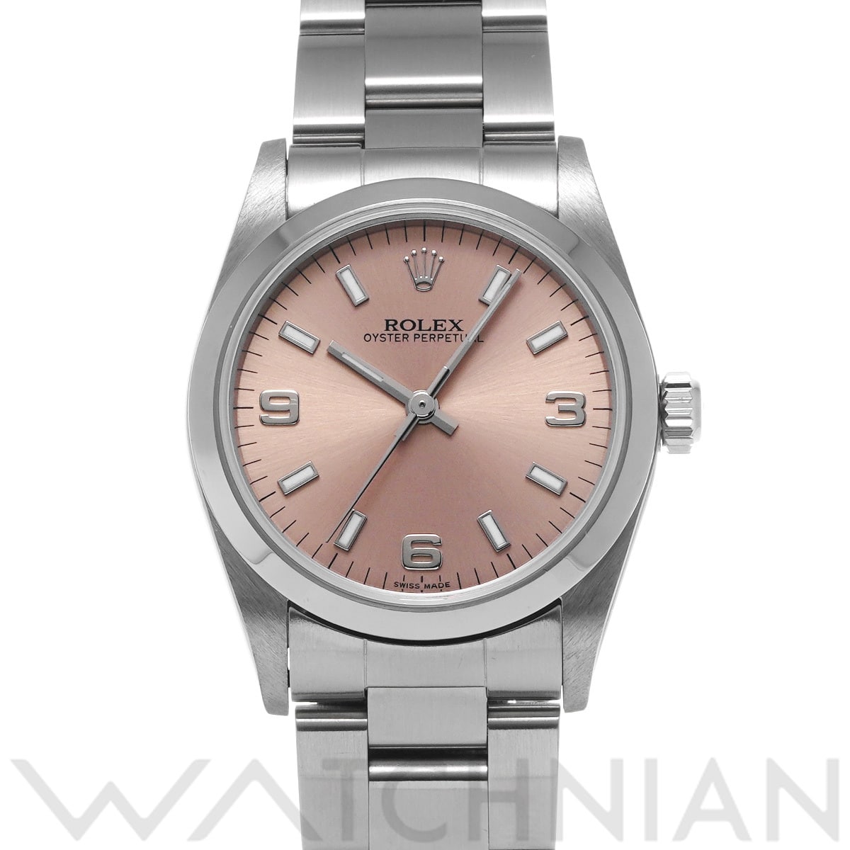 ロレックス オイスターパーペチュアル 77080 ピンク ユニセックス 時計 【中古】【wristwatch】