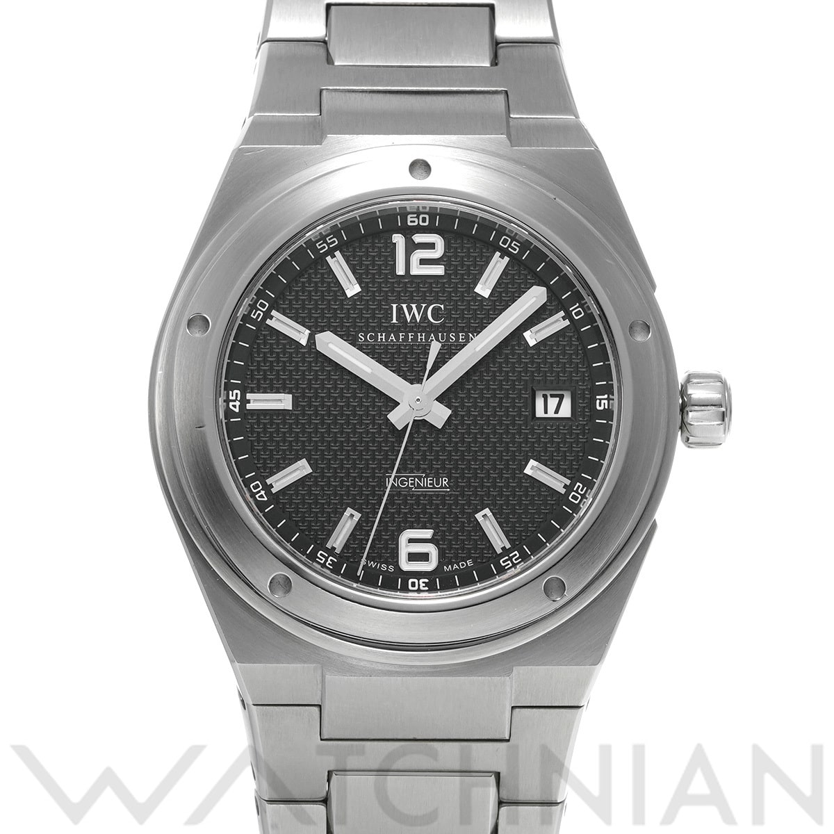 IWC インヂュニア オートマティック IW322701 ブラック メンズ 時計 【中古】【wristwatch】