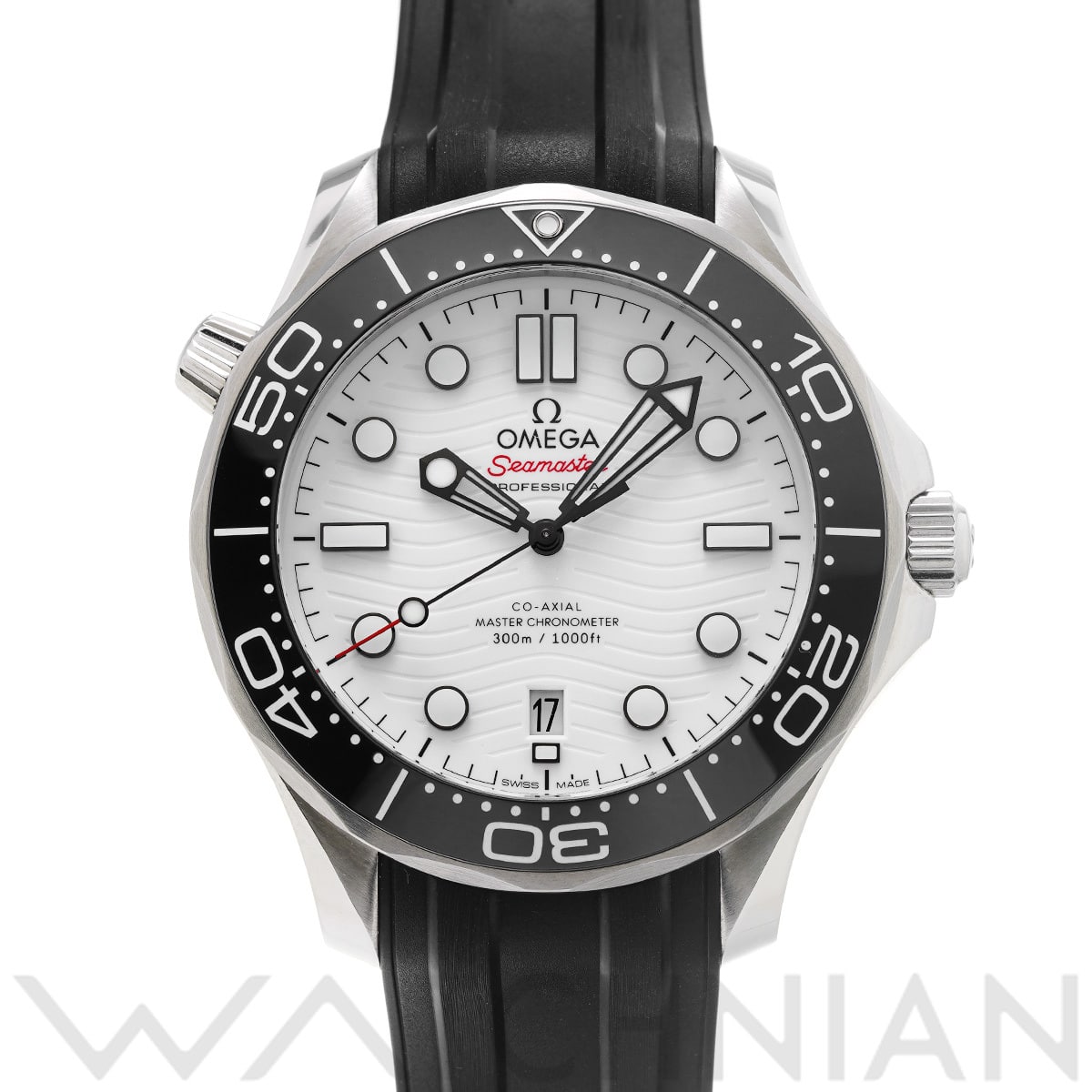 オメガ シーマスター ダイバー300 コーアクシャル マスタークロノメーター 210.32.42.20.04.001 ホワイト メンズ 時計 【中古】【wristwatch】