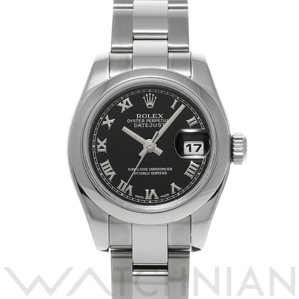 ロレックス レディ デイトジャスト 179160 ブラック レディース 時計 【中古】【wristwatch】