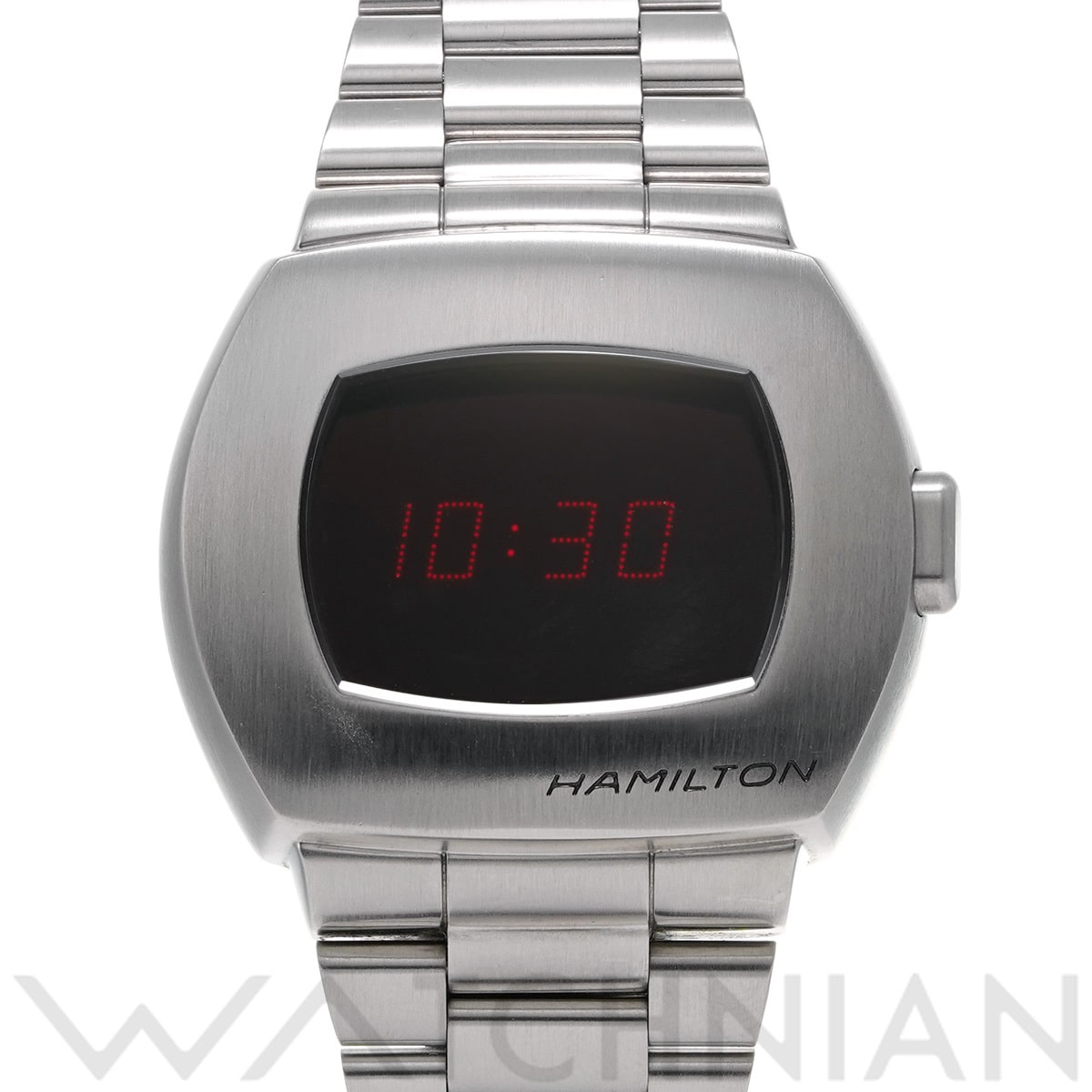 ハミルトン アメリカンクラシック PSR デジタルクォーツ H52414130 ブラック メンズ 時計 【中古】【wristwatch】