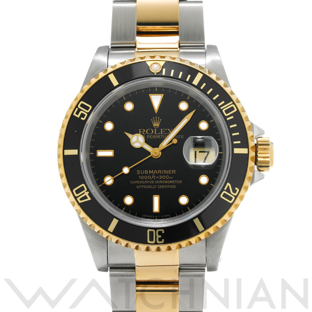 ロレックス サブマリーナ デイト 16613 ブラック メンズ 時計 【中古】【wristwatch】