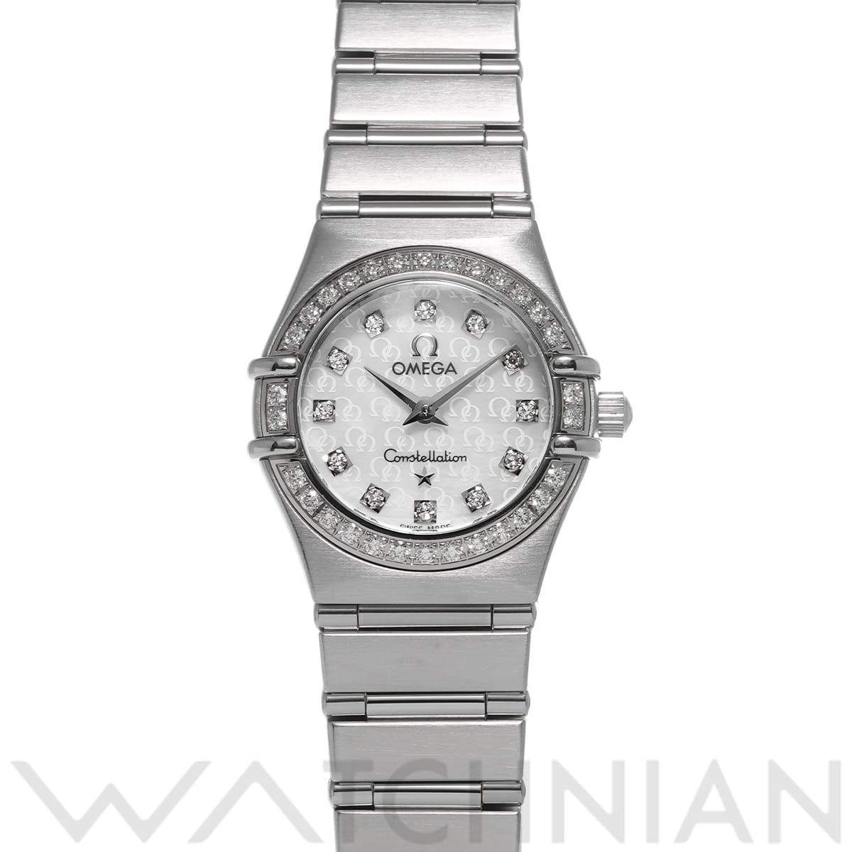 オメガ コンステレーション クォーツ 1460.75 ホワイトシェル/ダイヤモンド レディース 時計 【中古】【wristwatch】