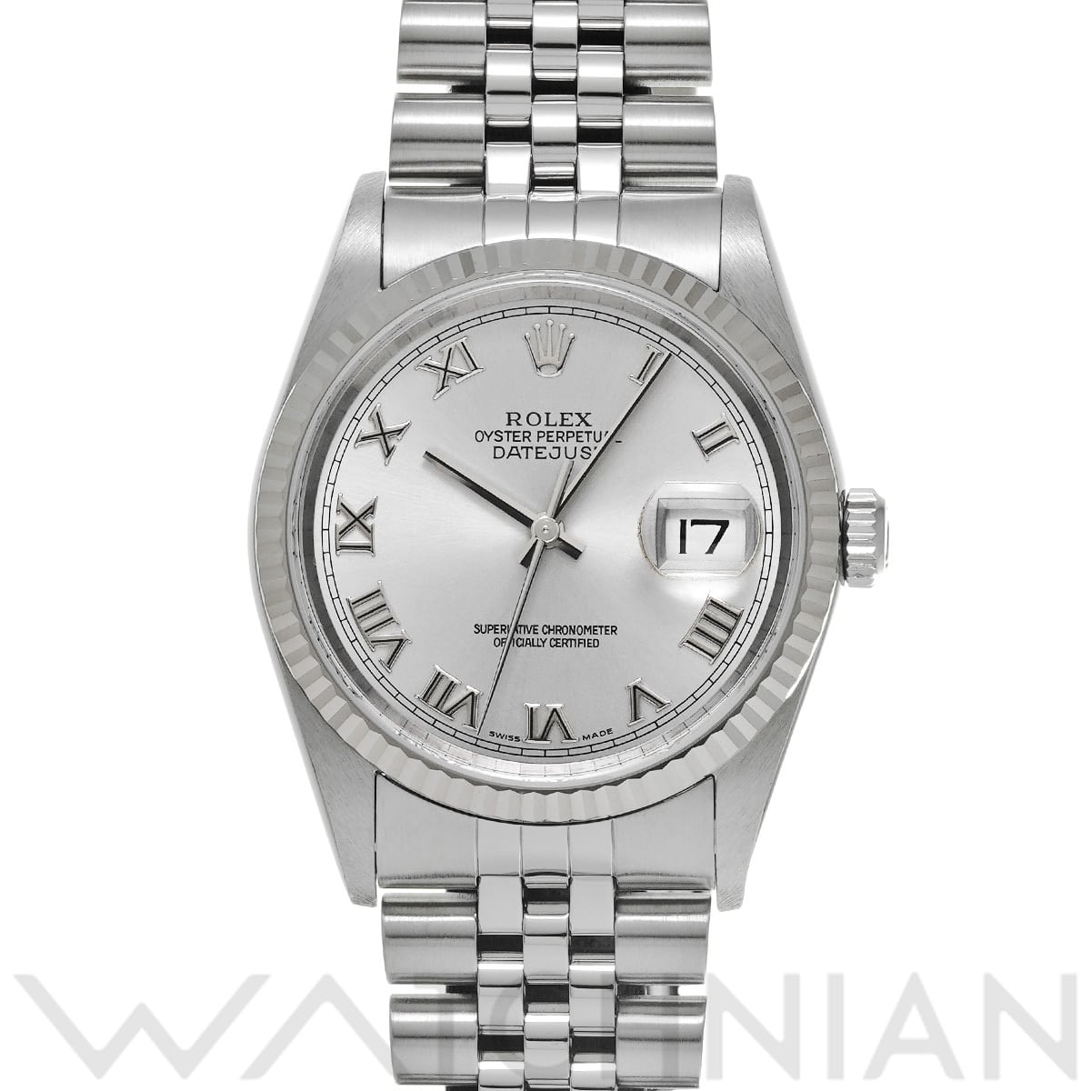 ロレックス デイトジャスト 16234 シルバー メンズ 時計 【中古】【wristwatch】